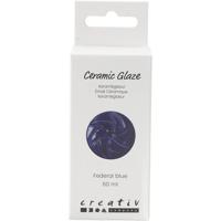 Creativ Company Keramiek glazuur, 984-1101 °c, dekkend, federal blue, 60 ml/ 1 fles - thumbnail