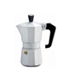 Italiaans koffiezetapparaat - PEZZETTI - ITALEXPRESS - Aluminium - 6 kopjes - Wit