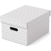 Esselte Home opbergdoos, ft 26,5 x 36,5 x 20,5 cm, wit, pak van 3 stuks - thumbnail