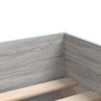 Bedframe met lades grijs sonoma eikenkleurig 90x200 cm - thumbnail