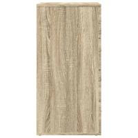 Dressoirs 3 st bewerkt hout sonoma eiken - thumbnail