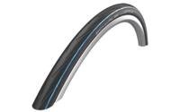 Schwalbe Vouwband lugano 2 k-guard 28 x 1.00" / 25-622 mm - zwart met blauwe strepen - thumbnail