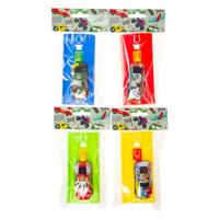 Duckiez Metalen auto met afschiet racebaan - thumbnail