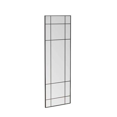 Nohr Spiegel 'Madiha' Raster 193 x 67cm, kleur zwart