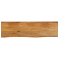 Tafelblad met natuurlijke rand 120x40x2,5 cm massief mangohout - thumbnail