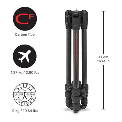 Manfrotto Befree Advanced AS twist carbon tripod