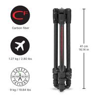 Manfrotto Befree Advanced AS twist carbon tripod - thumbnail
