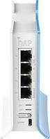 Wandmontage rb941-2 nd-tc 300 Mbit/s – Access Point (DSSS, -20-70 °C, IEEE 802.11b, IEEE 802.11 g, IEEE 802.11 N, DSSS, OFDM, Micro-USB, blauw, wit) - thumbnail