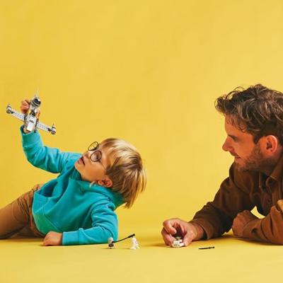 LEGO Star Wars Mando en Grogu's N-1 Starfighter 75410