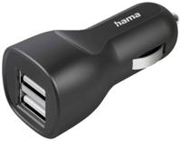 Hama Auto-oplader Met 2x USB-A-aansluiting 12 W Zwart - thumbnail