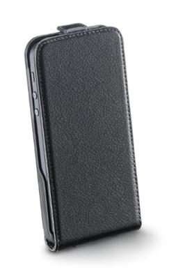 Cellular Line FLAPESSENIPHONE5BK kunstleer Flapcase voor iPhone 5 zwart