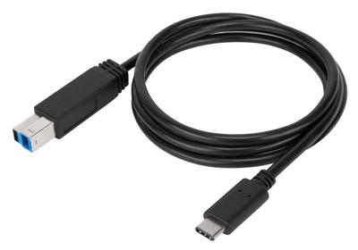 Targus 0.15M USB-C naar USB-A 5 Gbps adapterkabel, zwart (ACC923USX) USB-C naar USB-B Zwart