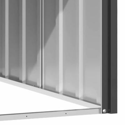 Hondenhok 116,5x153x81,5 cm gegalvaniseerd staal antracietkleur Hondenhok 116,5x153x81,5 cm gegalvaniseerd staal antracietkleur
