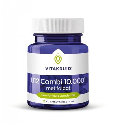 Vitakruid B12 Combi 10.000® met Actief Folaat Vitamine Vitakruid B12 Combi 10.000® met Actief Folaat Vitamine