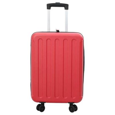 VidaXL Koffer met slot rood 34 x 23 x 55.5 cm abs kunststof