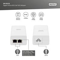 Digitus DN-95131 PoE adapter & injector Fast Ethernet, Gigabit Ethernet 48 V - thumbnail