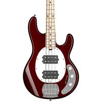 Sterling by Music Man StingRay Ray4 HH Candy Apple Red elektrische basgitaar - thumbnail