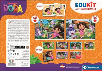 Clementoni Spel Edukit 4 In 1 Dora The Explorer