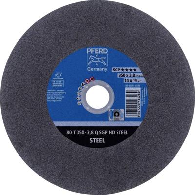 PFERD TOOLS 80 T 350-3,8 Q SGP HD STEEL/25,4 66323525 Doorslijpschijf recht 350 mm 10 stuk(s) Getemperd staal, Staal