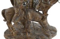 Decoratieve figuren Home ESPRIT Zilverkleurig Natuurlijk Hars 20,5 x 13 x 26 cm - thumbnail