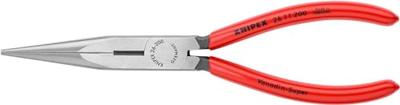 Knipex 26 11 200 Platte rondbektang Elektronica en fijnmechanica Recht Vanadium elektrostaal 200 mm - thumbnail