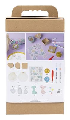 Creativ Company Mini hobbyset - schelpen en sleutelhangers Creativ Company Mini hobbyset - schelpen en sleutelhangers