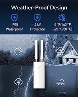 Cudy LT500 draadloze router Fast Ethernet Dual-band (2.4 GHz / 5 GHz) 4G Wit - thumbnail