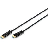 Digitus AK-330125-300-S HDMI-kabel HDMI / Glasvezel Aansluitkabel HDMI-A-stekker, HDMI-A-stekker 30.00 m Zwart 4K UHD - thumbnail