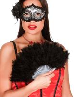 Veren waaier zwart - thumbnail