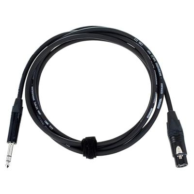 Cordial CPM 2.5 FV Neutrik verloopkabel 1x XLR female naar 1x jack stereo 2,5m Cordial CPM 2.5 FV Neutrik verloopkabel 1x XLR female naar 1x jack stereo 2,5m