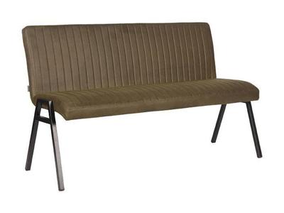 LABEL51 Eetkamerbank 'Matz', 145cm, kleur Groen