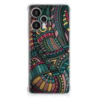 Xiaomi Poco F5 Doorzichtige Silicone Hoesje Aztec - thumbnail