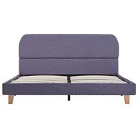 Bedframe stof lichtgrijs 140x200 cm - thumbnail