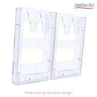 Deflecto 772001 Folderhouder Transparant DIN A4 staand 1 stuk(s) (b x h x d) 228 x 285 x 50 mm - thumbnail