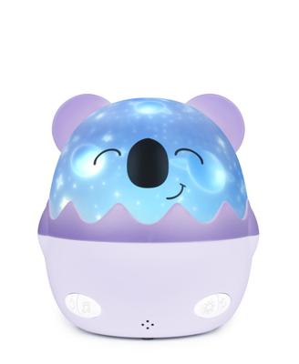 Draadloos muzikaal nachtlampje - BIGBEN - Koala - 360° projectie, 13 films, 8 melodieën, afstandsbediening, USB-C batterij
