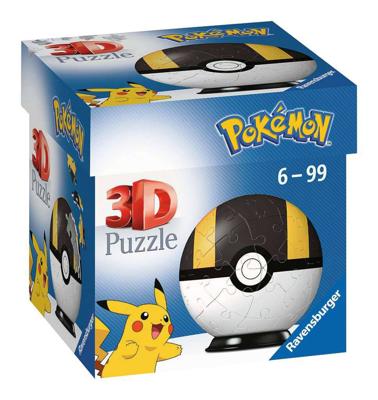 Ravensburger 3D-Puzzel Pokémon Ultra Ball - 54 stukjes