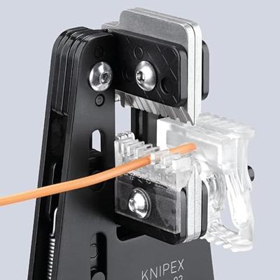 Knipex Precisie afstriptang gebruineerd 195 mm | afstripcapaciteit : 0,03 - 2,08mm - 121202