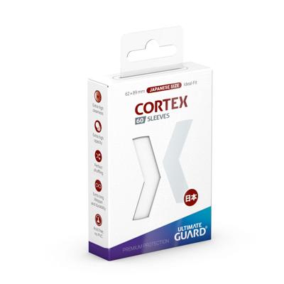 Ultimate Guard Cortex Sleeves Japanese Size (60) - White Ultimate Guard Cortex Sleeves Japanese Size (60) - White