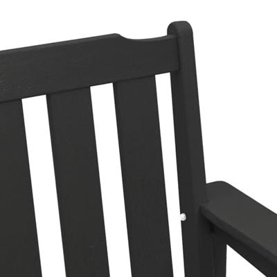 Tuinbank Zwart 120 x 59 x 88 cm HDPE