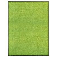 VidaXL Deurmat wasbaar 90x120 cm groen - thumbnail