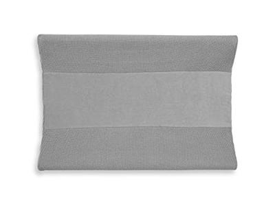 Jollein aankleedkussenhoes Basic knit 50x70 cm stone grey