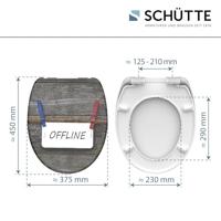 Duroplast WC-bril OFFLINE met soft-close - thumbnail