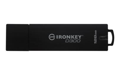 IronKey IKD300 128GB USB flash drive USB Type-A 3.2 Gen 1 (3.1 Gen 1) Zwart