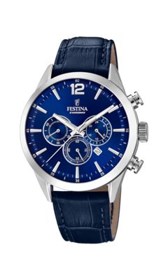Horlogeband Festina F20542/2 Leder Blauw Horlogeband Festina F20542/2 Leder Blauw