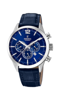 Horlogeband Festina F20542/2 Leder Blauw - thumbnail