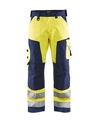 Blåkläder Werkbroek High-Vis zonder spijkerzakken 15661811 | High Vis Geel/Marineblauw | Maat 58 - 7330509413036 Blåkläder Werkbroek High-Vis zonder spijkerzakken 15661811 | High Vis Geel/Marineblauw | Maat 58 - 7330509413036