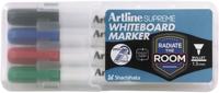 Artline Supreme whiteboardmarker, etui van 4 stuks, assorti - thumbnail