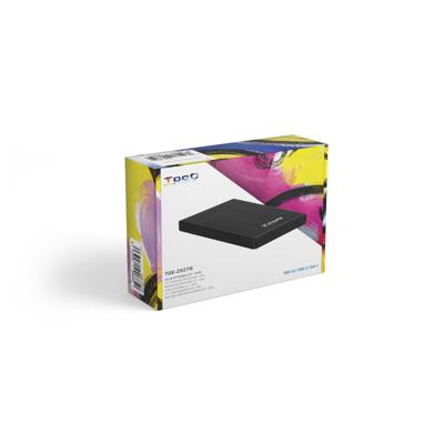 Externe Doos TooQ TQE-2527B SATA III USB 3.0 3,5" Zwart