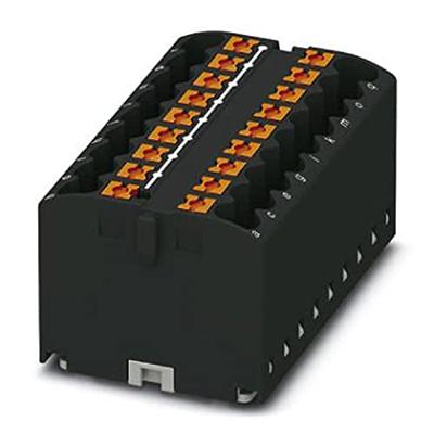 Phoenix Contact 3273322 Verdeelblok 46.5 mm Spanveer Zwart 8 stuk(s) Piece Phoenix Contact 3273322 Verdeelblok 46.5 mm Spanveer Zwart 8 stuk(s) Piece