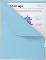 Exacompta dossiermap Forever met zichtrand, ft A4, pak van 100, blauw - thumbnail